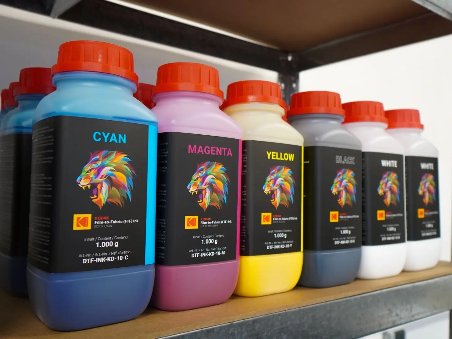 Farbkanister DTF Farbe CMYK