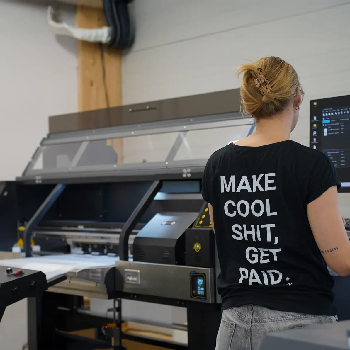 moderner DTF Drucker Transferdruck
