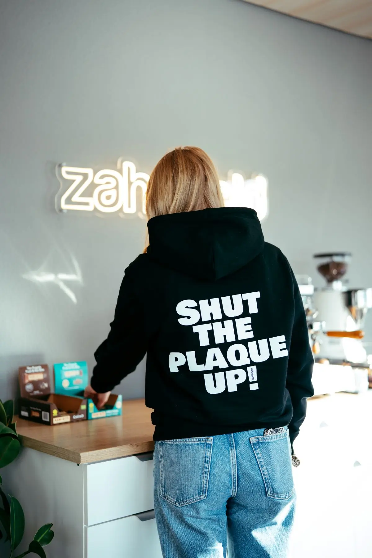 Bedruckter Hoodie Zahnheld