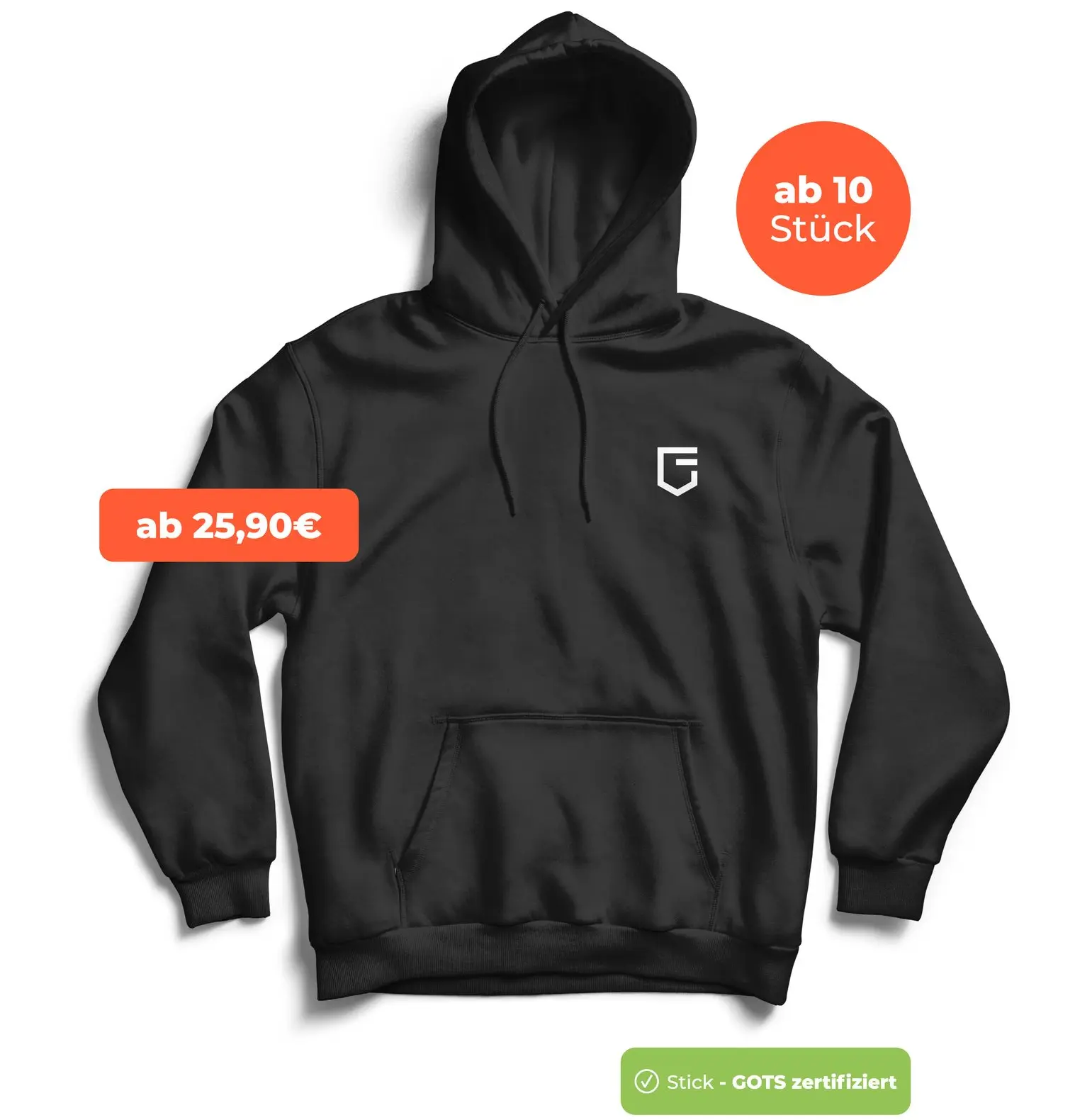 Bedruckter Hoodie Corporate Fashion
