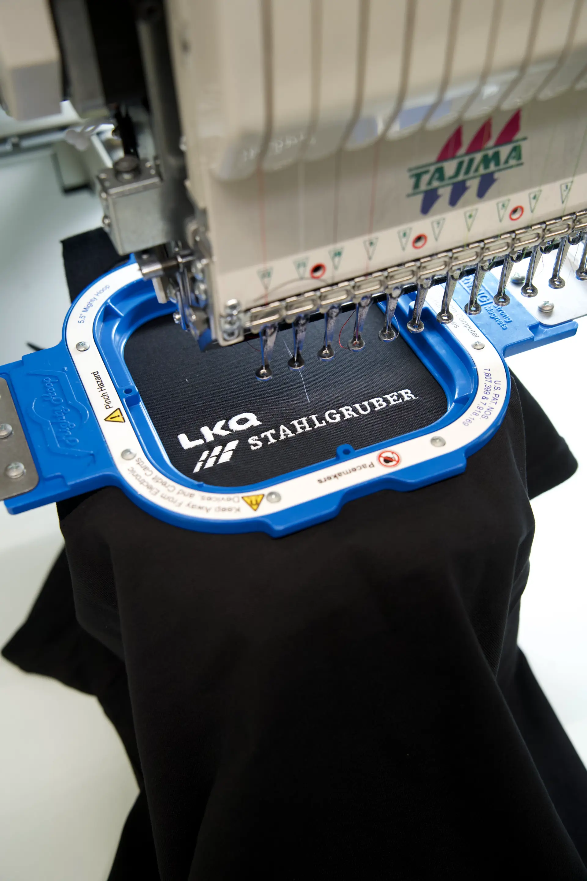 Bestickung LKQ Stahlgruber Poloshirt