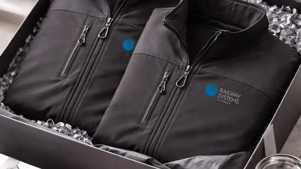 Voestalpine Softshelljacke Druck