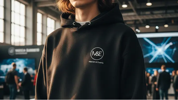 Hoodie Druck Messe