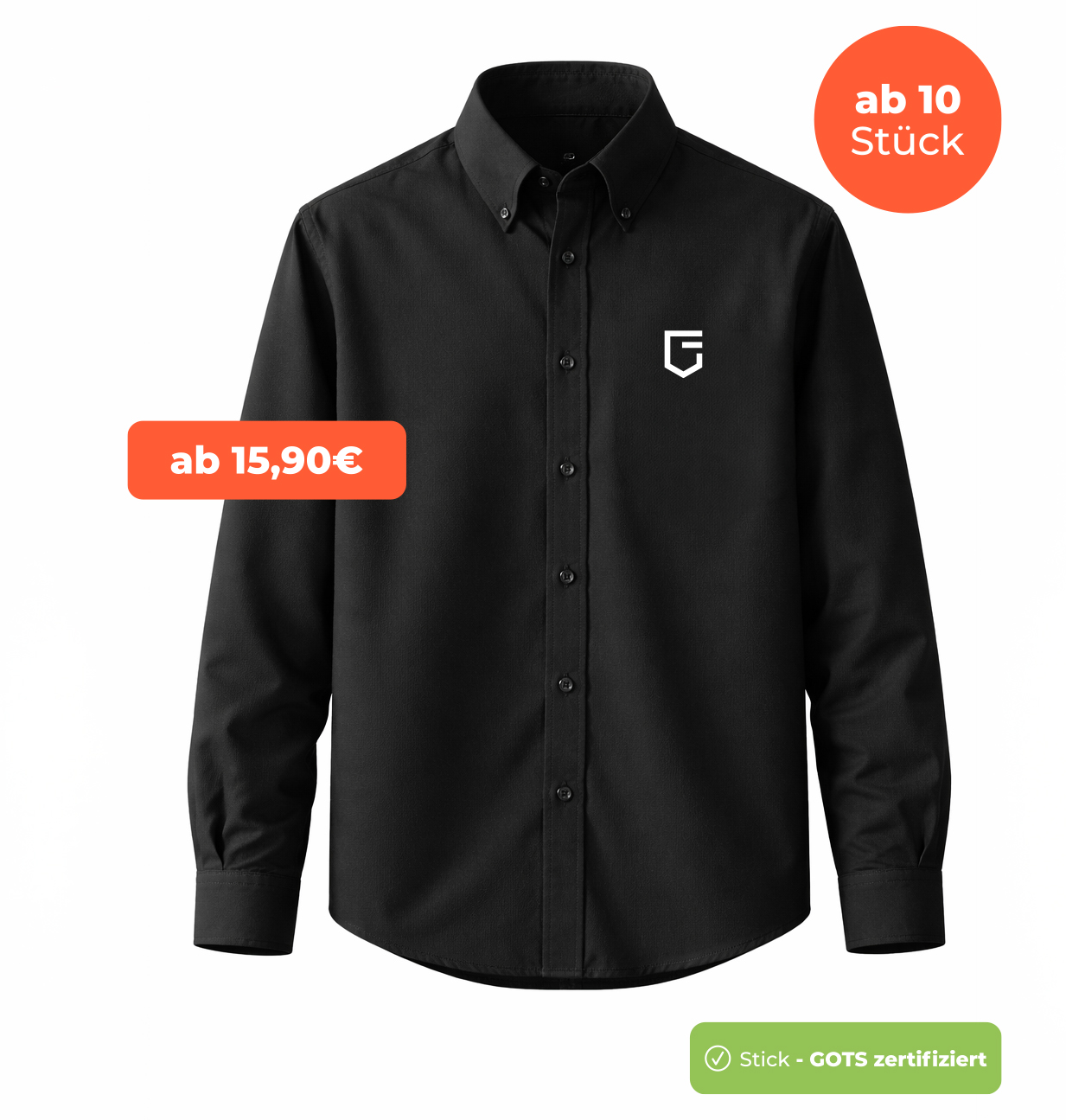 Besticktes Hemd Corporate Fashion