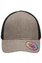 Daiber 6 Panel Mesh Cap Melange MB6244