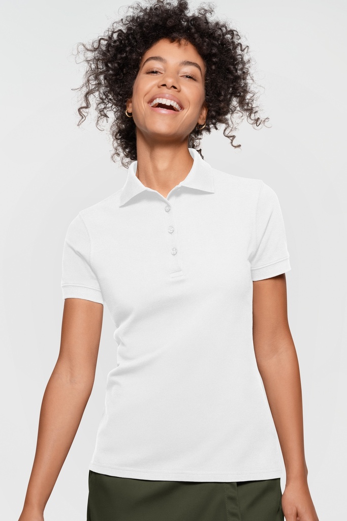 HAKRO MIKRALINAR® NXT Label-Free Heavy Polo Damen 0303