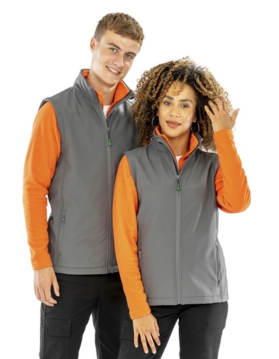 Result Recycled Men´s Recycled 2-Layer Printable Softshell Bodywarmer RT902