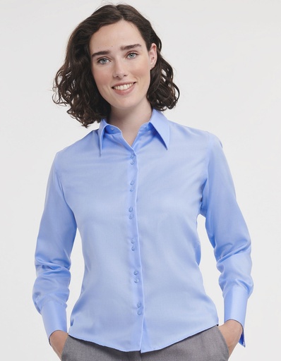 Russell Athletic Collection Ladies' Long Sleeve Tailored Ultimate Non-Iron Shirt Z956F