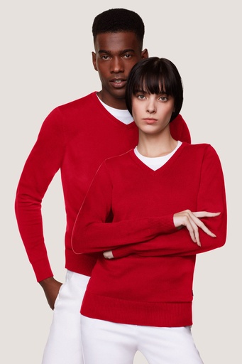 HAKRO Damen V-Pullover Premium-Baumwolle 0133