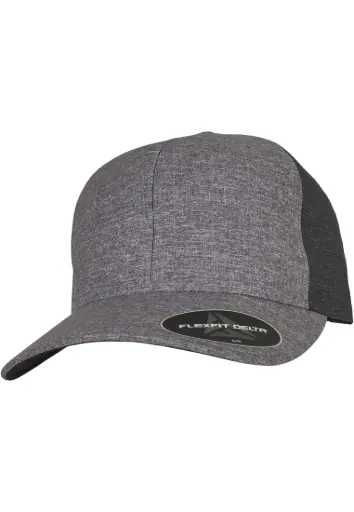 [FLEX-180T-03954-0044-melange blue/melange charcoal-L/XL] Flexfit Delta® Carbon Cap – 2 Tone
