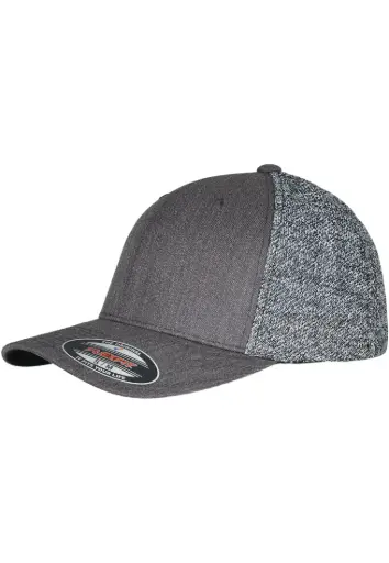 [FLEX-6511MM-02536-0044-black/greymelange-L/XL] Flexfit Trucker Melange Mesh
