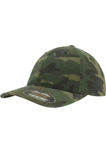 [FLEX-6977CA-00778-0044-green camo-L/XL] Flexfit Garment Washed Camo